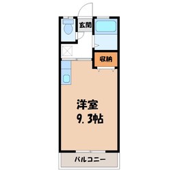 西川田駅 徒歩36分 2階の物件間取画像